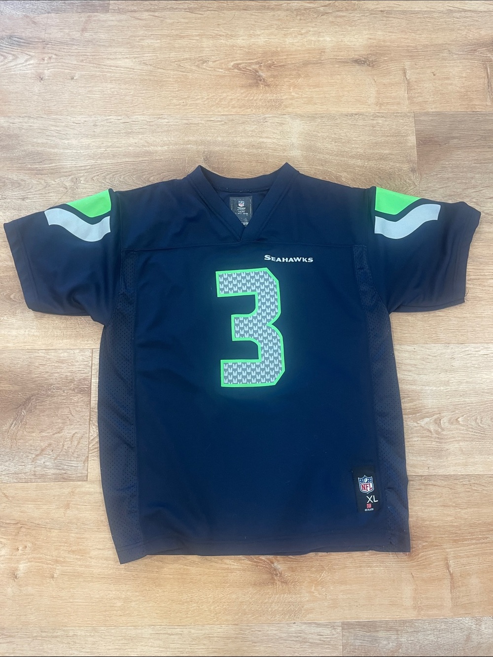 Youth Seahawks Football Jersey - Russell Wilson #3